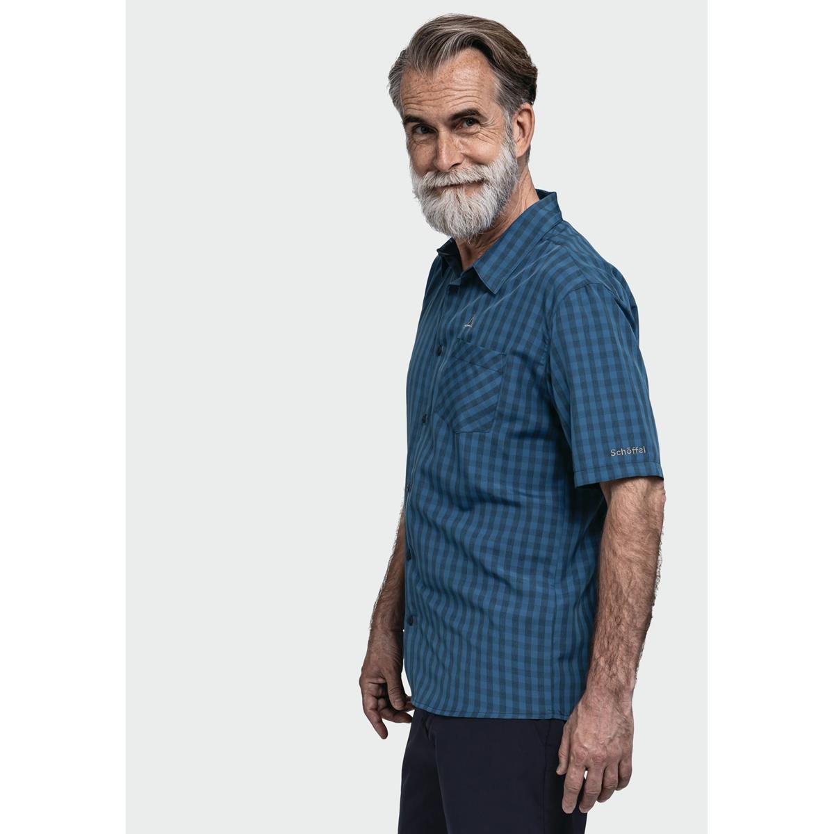 Schöffel Herren Hiking CIRC Shirt Style Dalfoss Navy Blazer