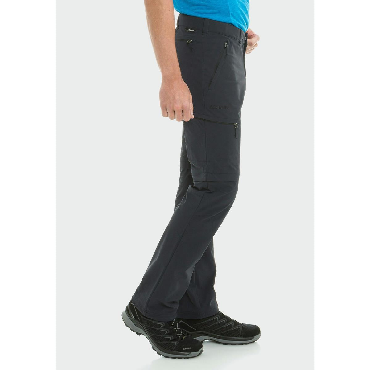 Schöffel Herren Pants Koper1 Zip Off Schwarz