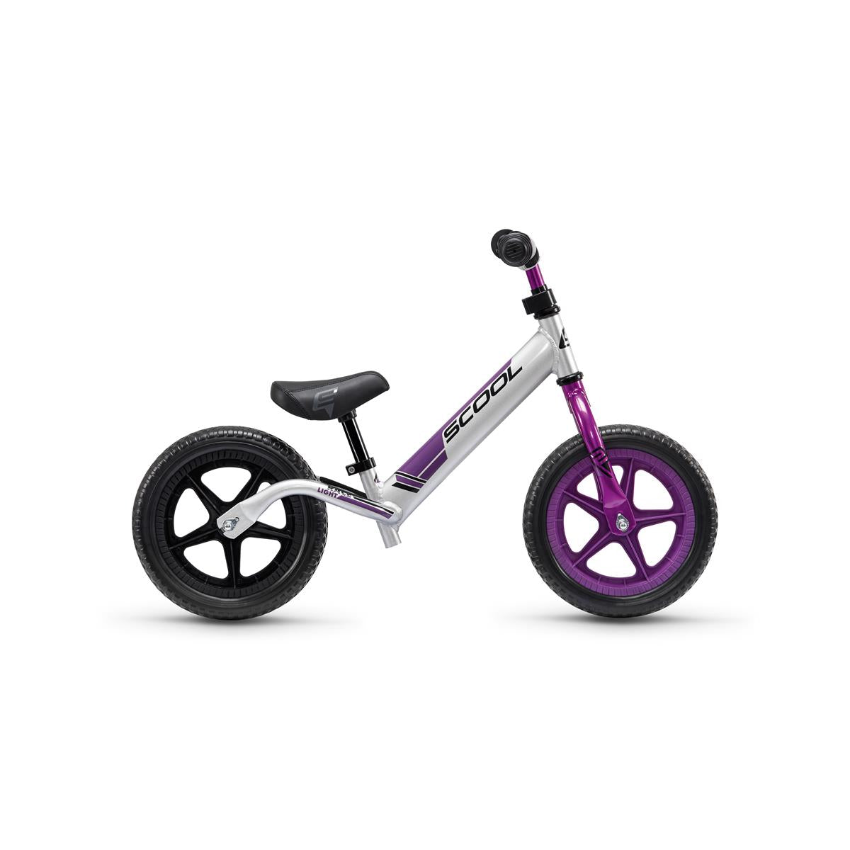 SCOOL pedeX race light Laufrad silver-purple