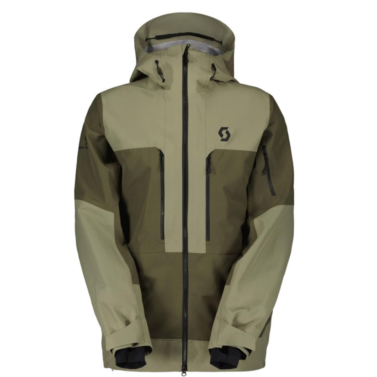 Scott- Vertic Ripstop 3-Lagige Herrenjacke - dust grey/douglas green - Herren