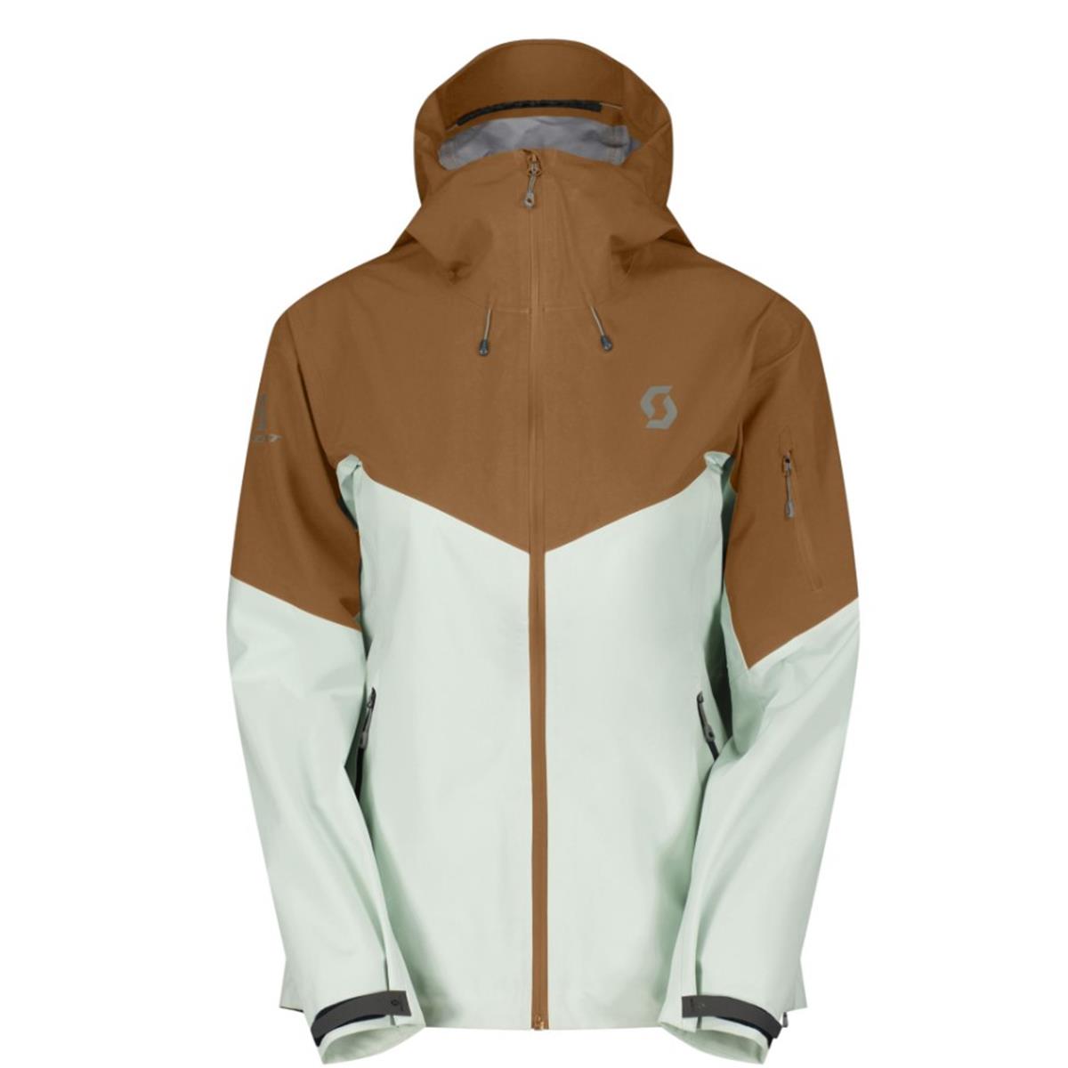 Scott- Explorair 3-lagige Damenjacke - bread brown/fresh green