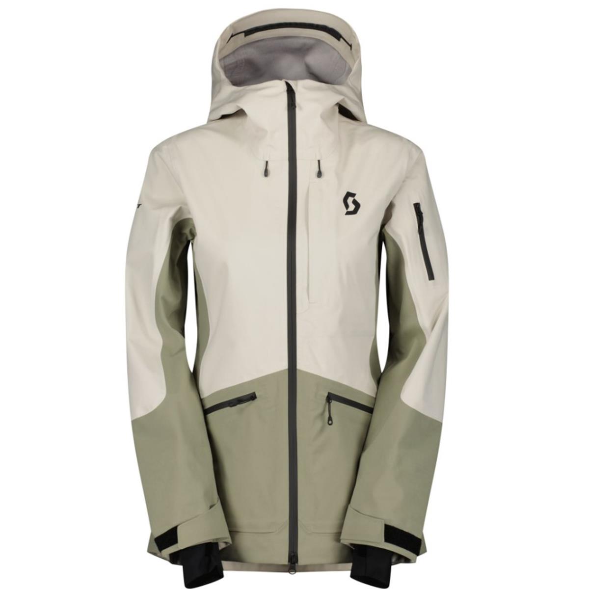 SCOTT Vertic 3L Damenjacke - dust white/dust grey