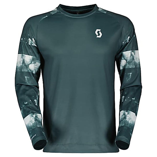 Scott M Trail Storm L/S aruba green/light grey