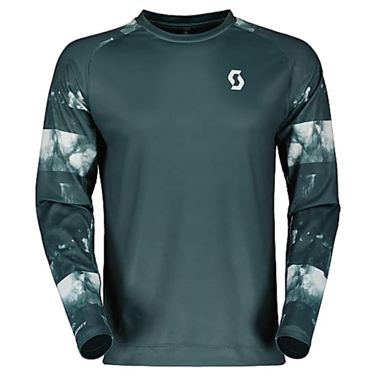 Scott M Trail Storm L/S aruba green/light grey