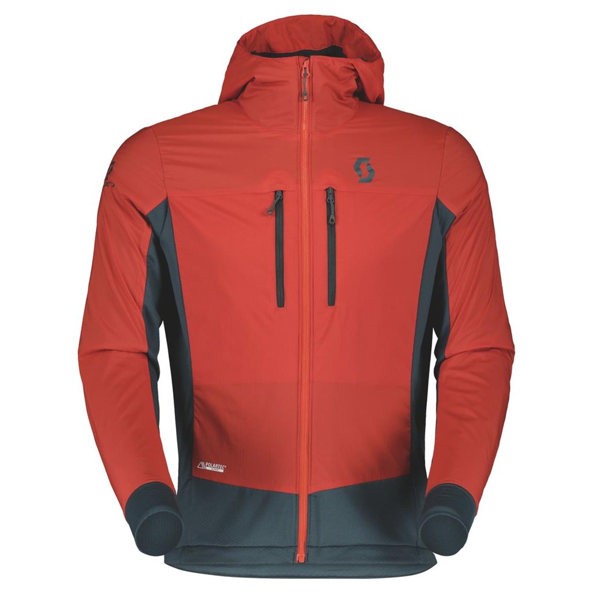 Scott M Explorair Alpha Hoody magma red/aruba green
