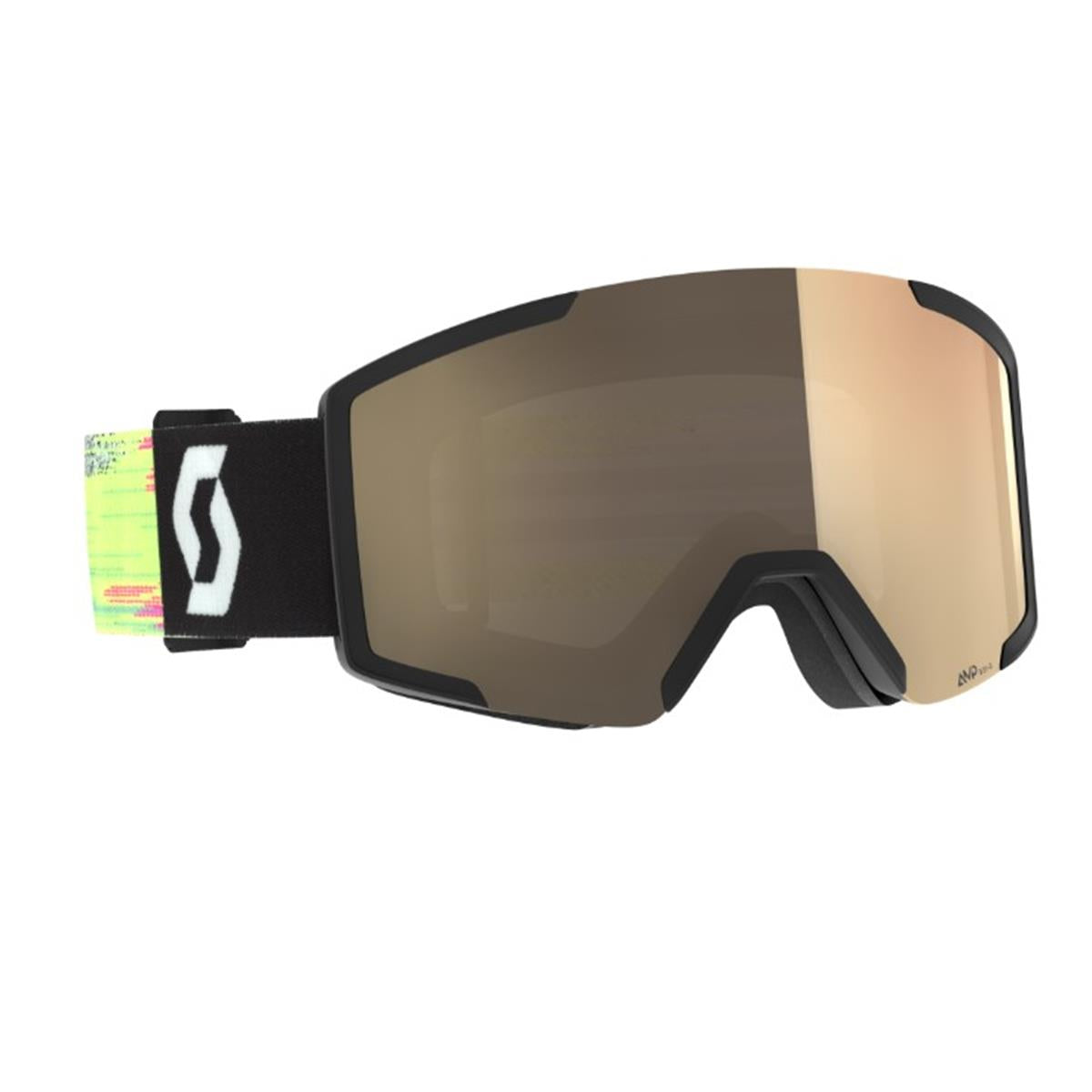 SCOTT Shield Light Sensitive Brille black/neon yellow