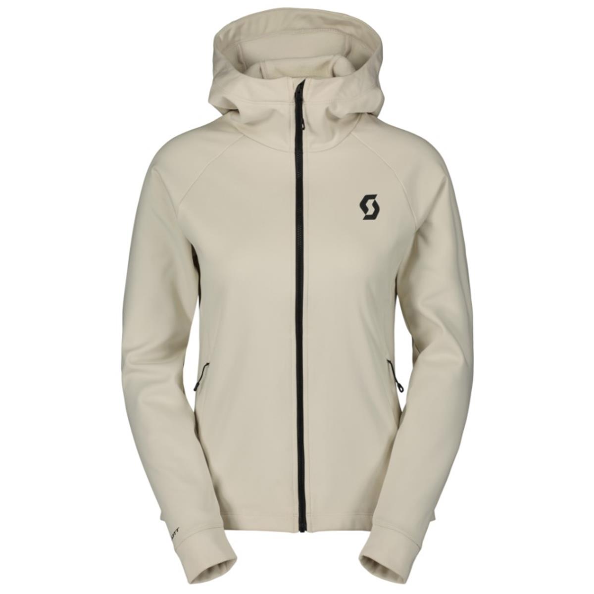 SCOTT Defined Warm Zip Damen-Hoody dusty white