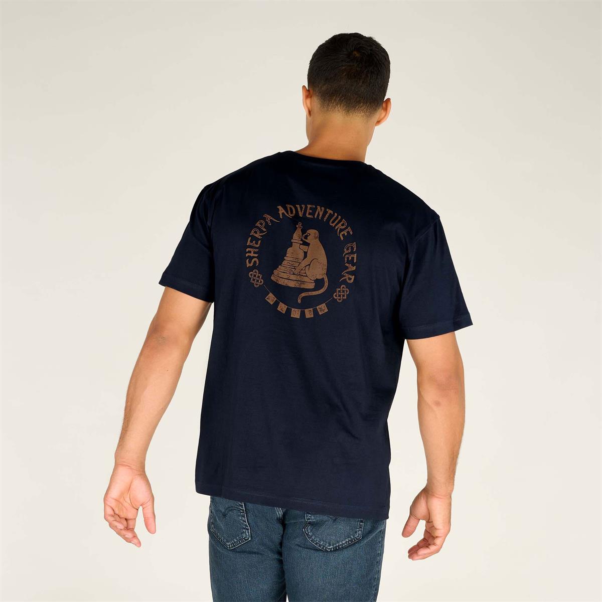 Sherpa Monkey Tee rathee blue monkey