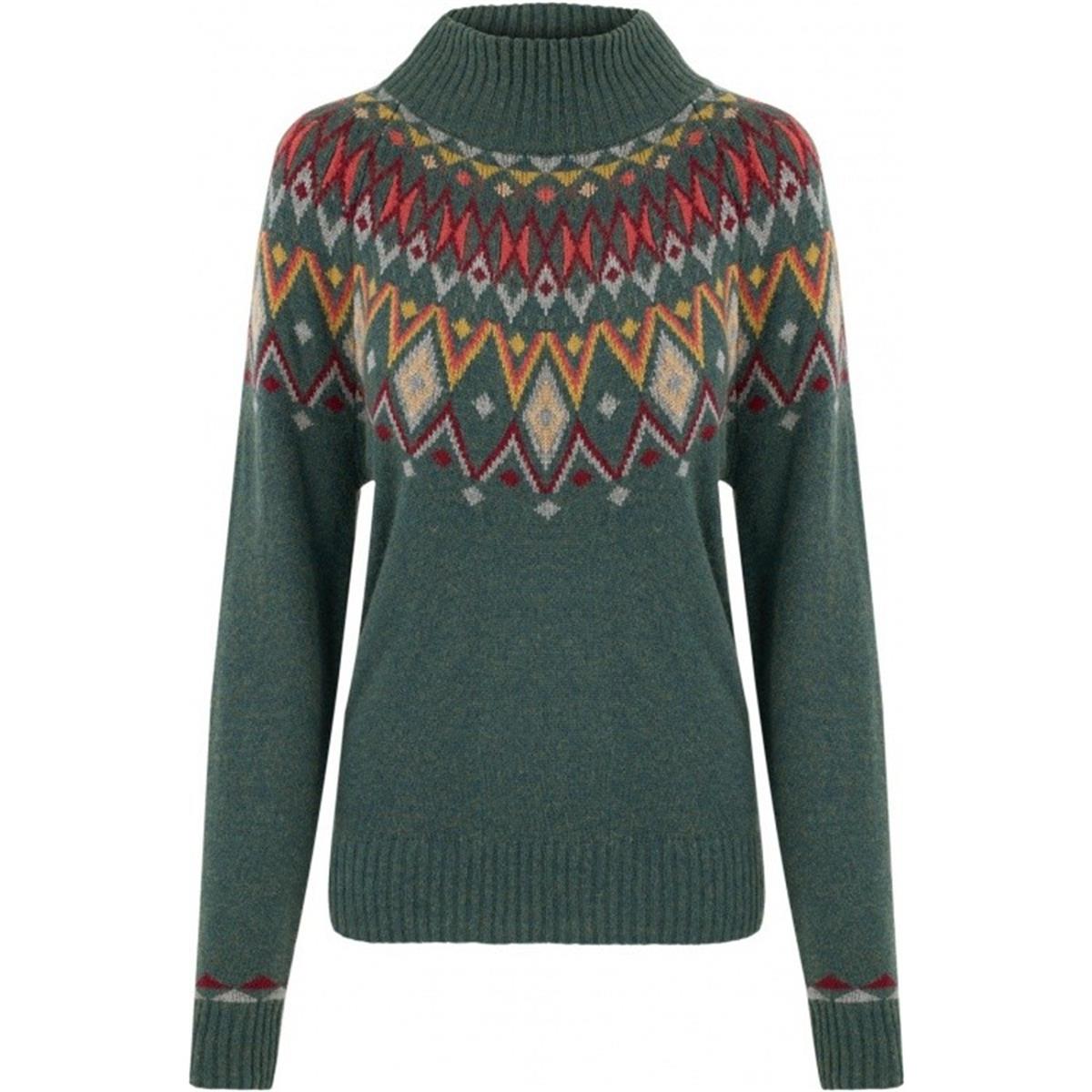 Sherpa Adventure Gear Indu Eco Mock Neck Damen forest