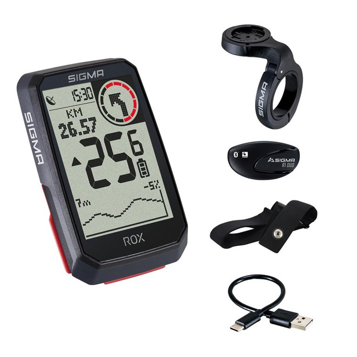 SIGMA Fahrradcomputer Rox 4.0 HR Set