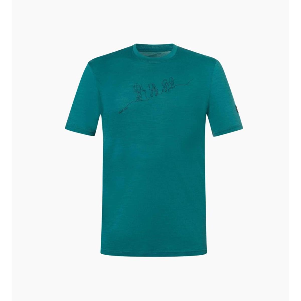 Super Natural M Hiking Tee pacific blueberry Herren T-Shirt