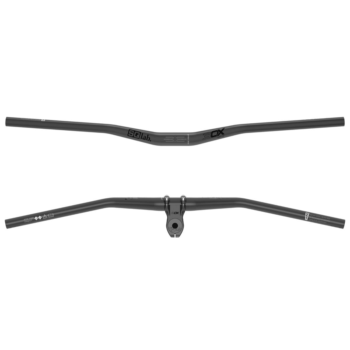 SQlab 30X Alu 31,8mm high rise 12 Fahrradlenker