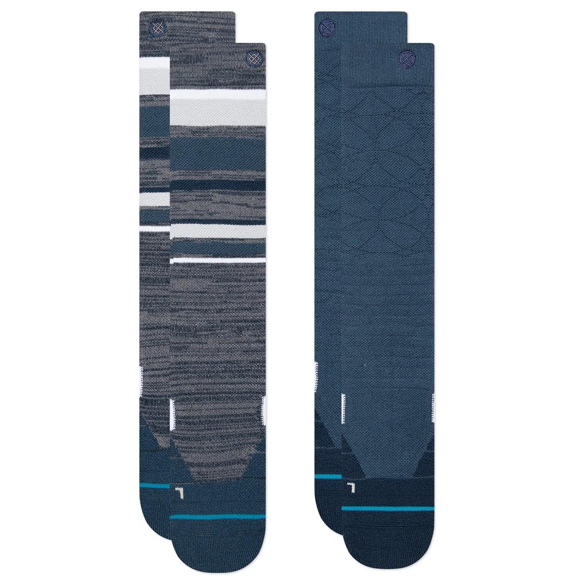 Stance Bobbin Over The Calf 2 Pack navy