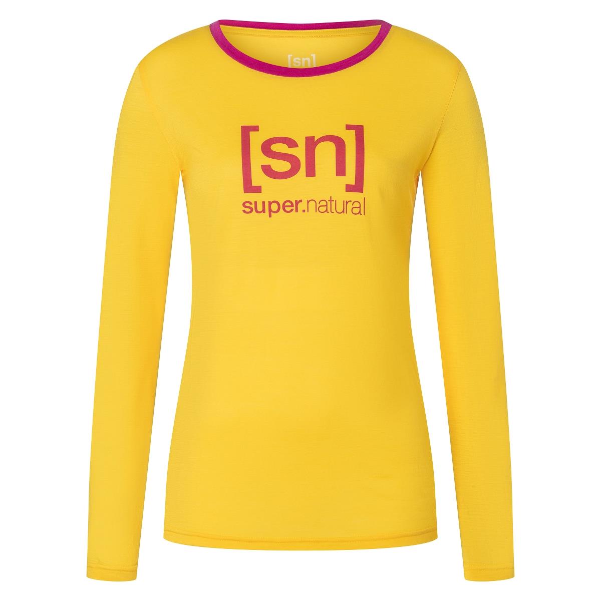 Super.Natural W The Essential Logo LS Damen illuminating