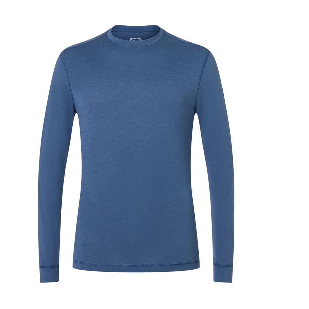 Super Natural M Tundra 175 LS ocean blue Herren Longsleeve