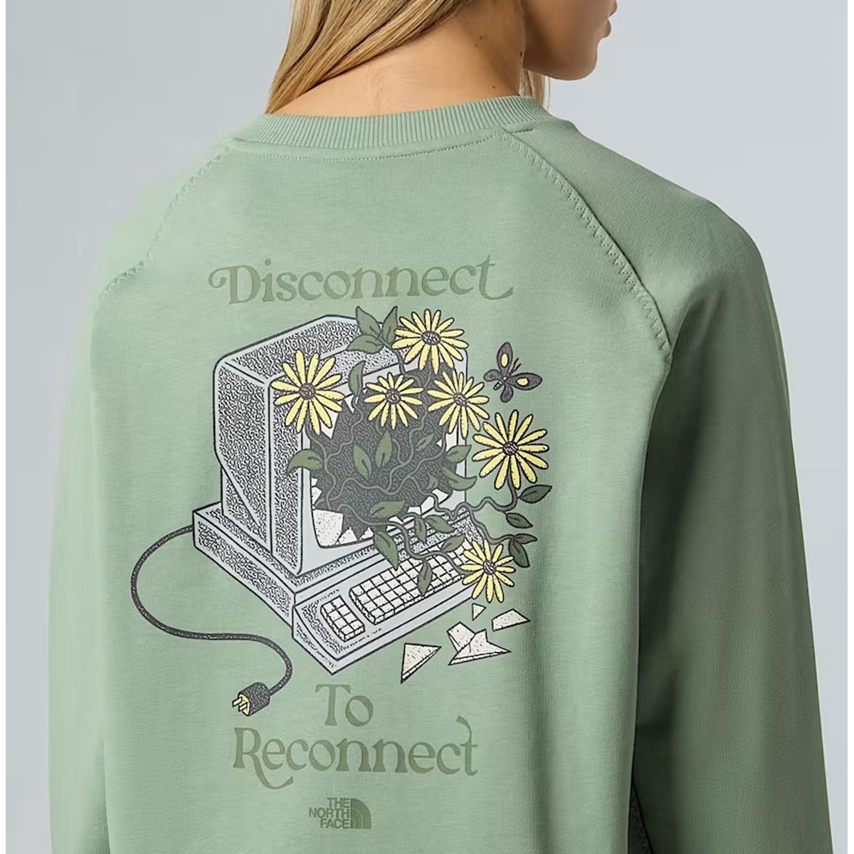 The North Face Connect relaxt geschnittenes Sweatshirt für Damen slate moss