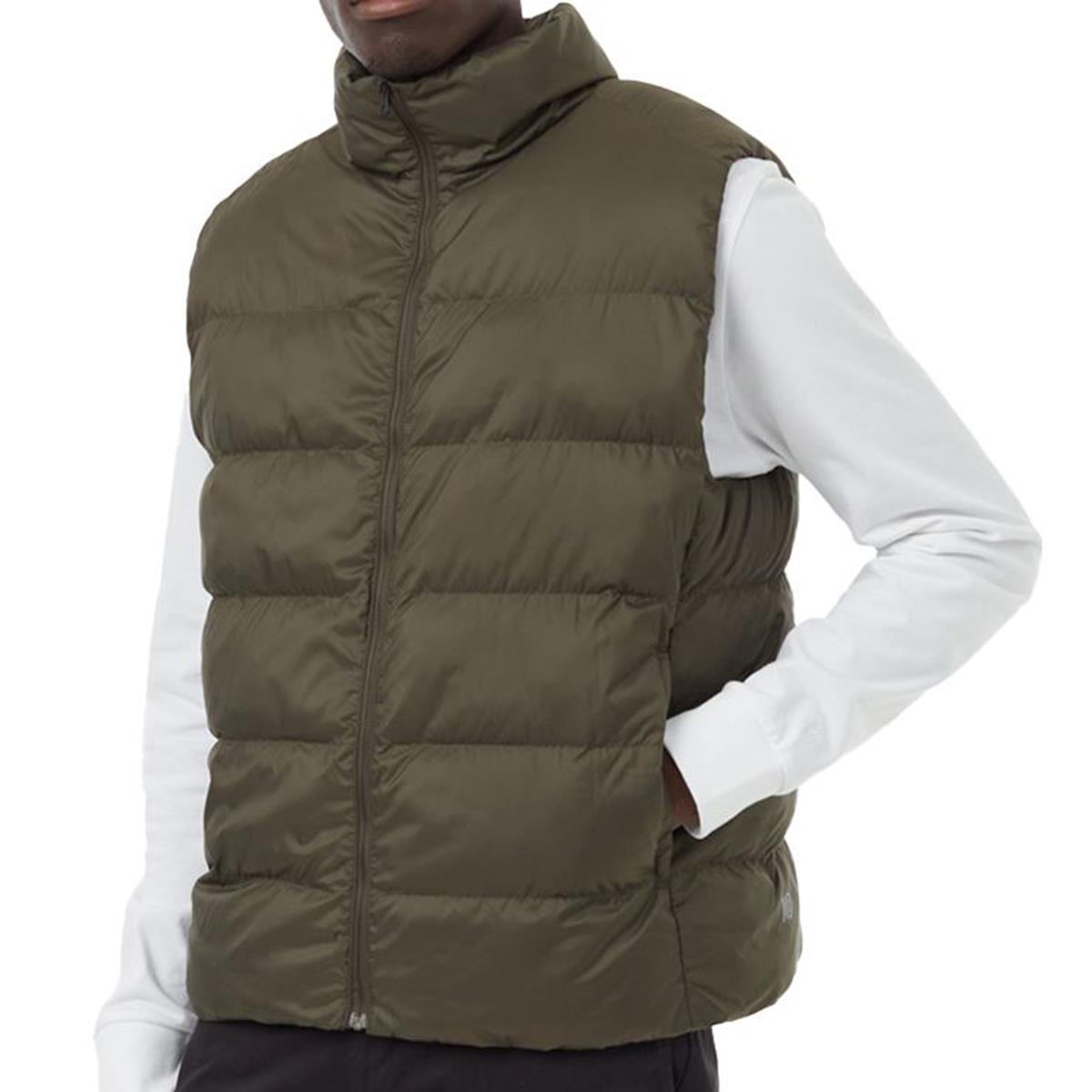 TenTree Puffer Vest M black olive green Herren Weste