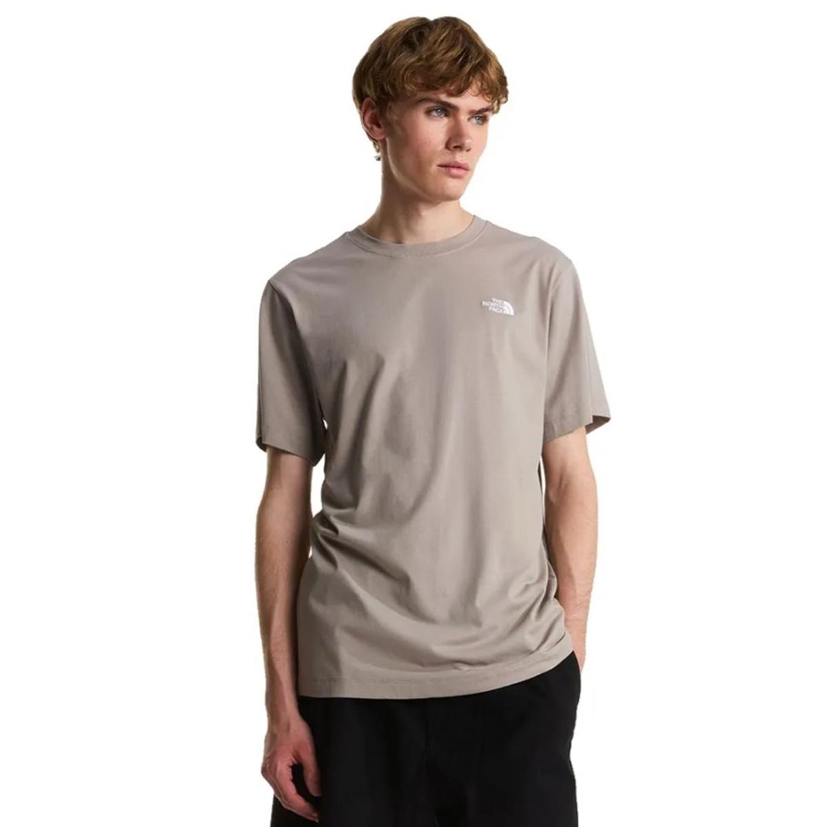 The North Face Evolution Simple Dome Regular SS Herren Tee stone slab
