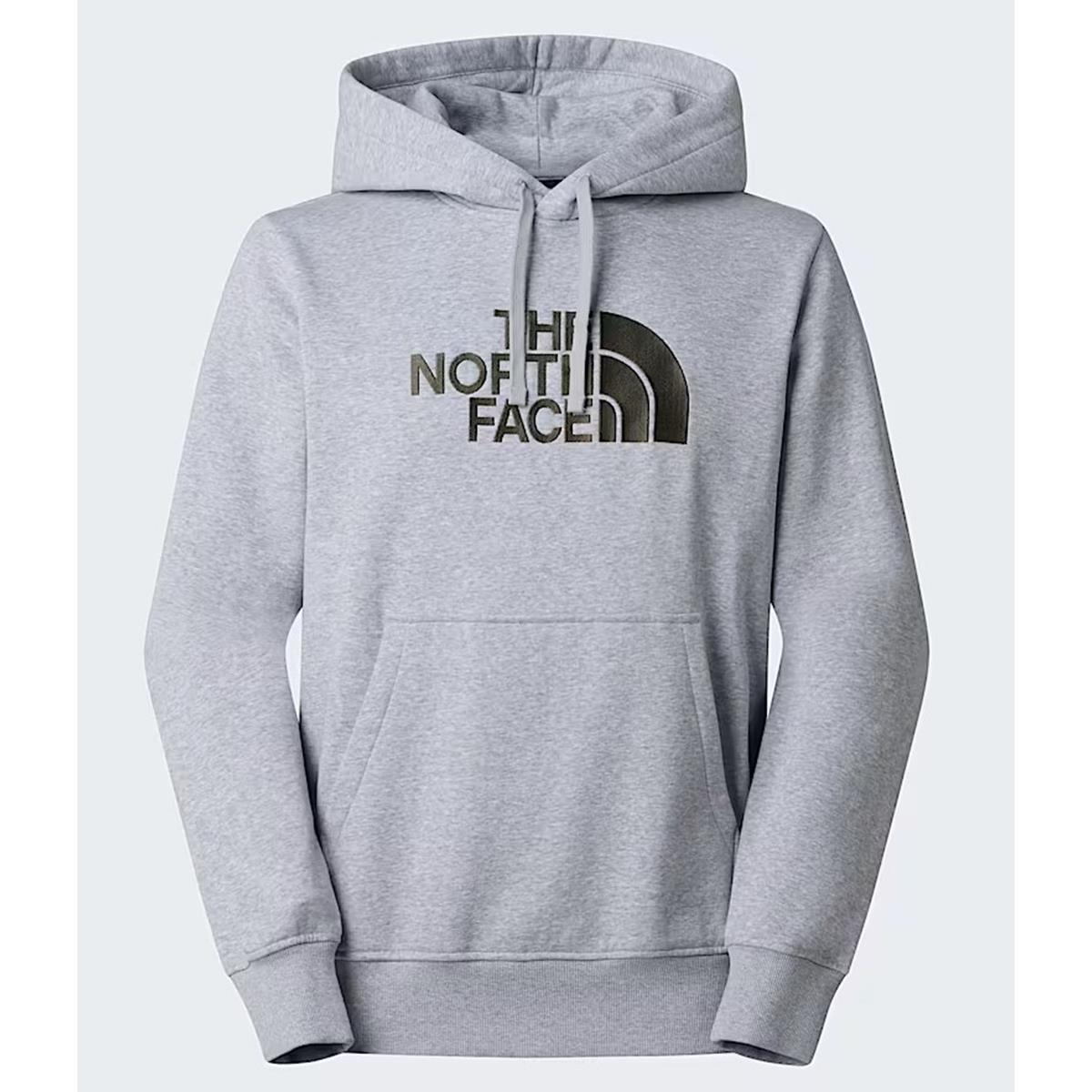 The North Face Drew Peak Kapuzenpulli für Herren TNF Light Grey Heather-New Taupe Green