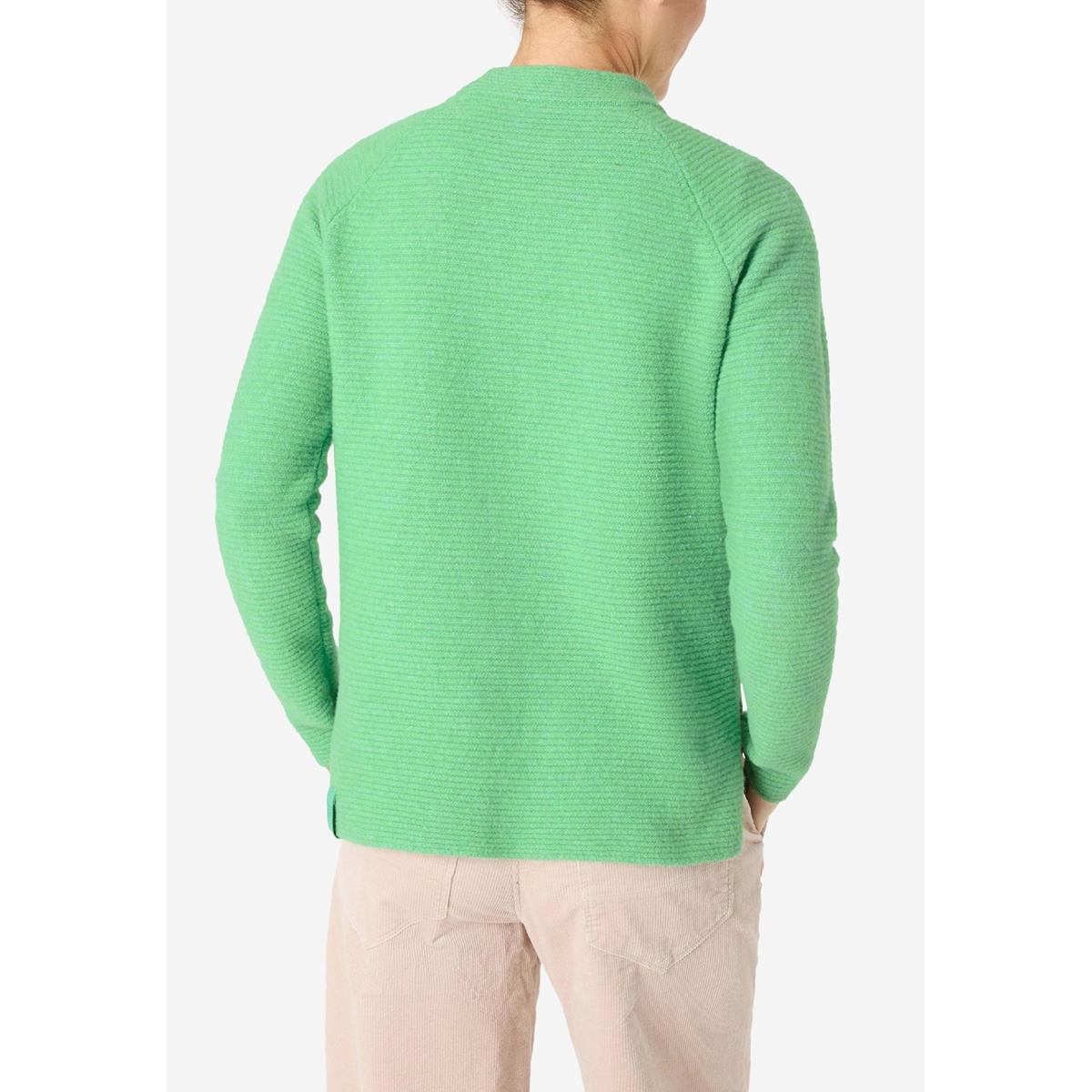 Timezone Damen Sporty Raglan Pullover Fresh Green Melange
