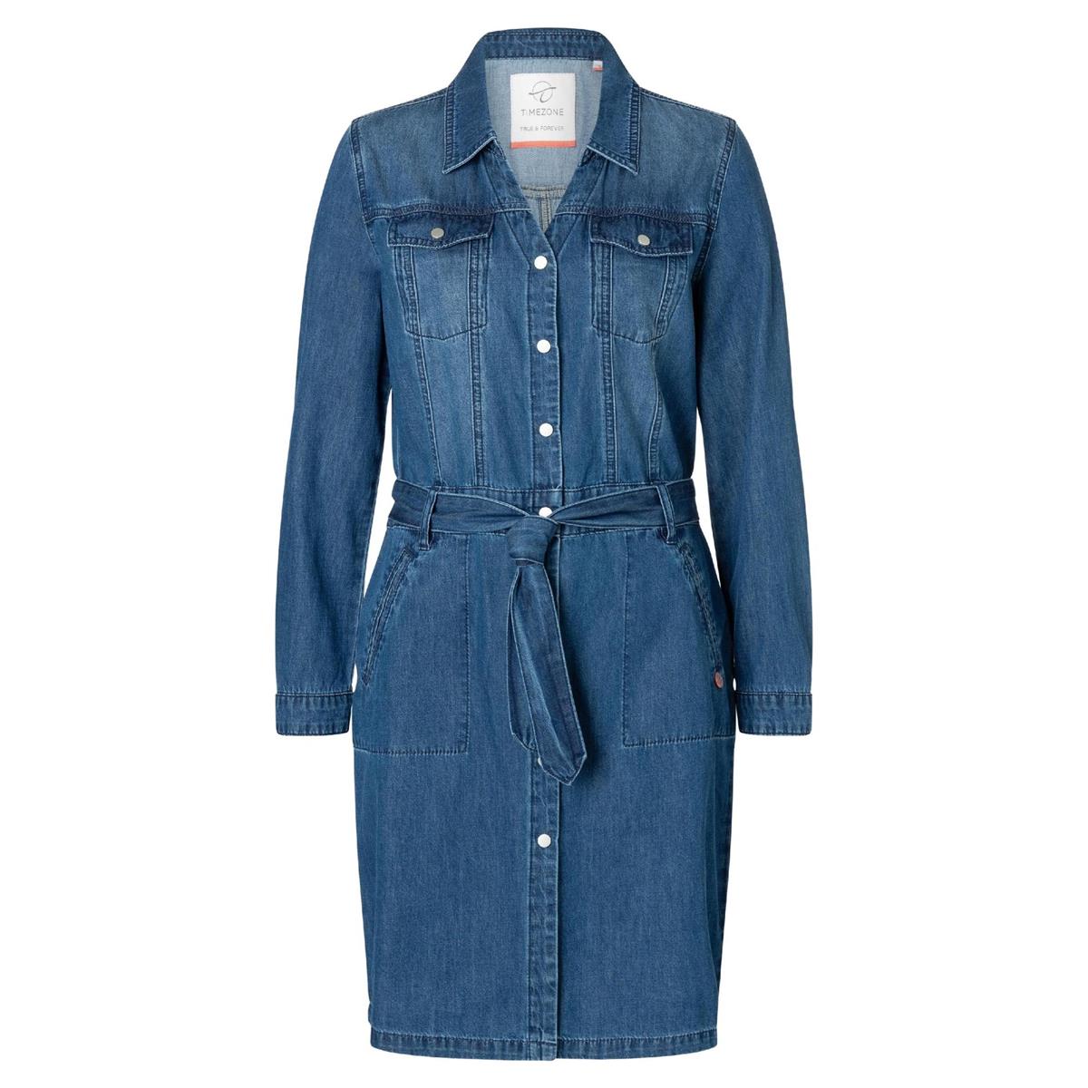 Timezone Denim Shirt Dress Damen