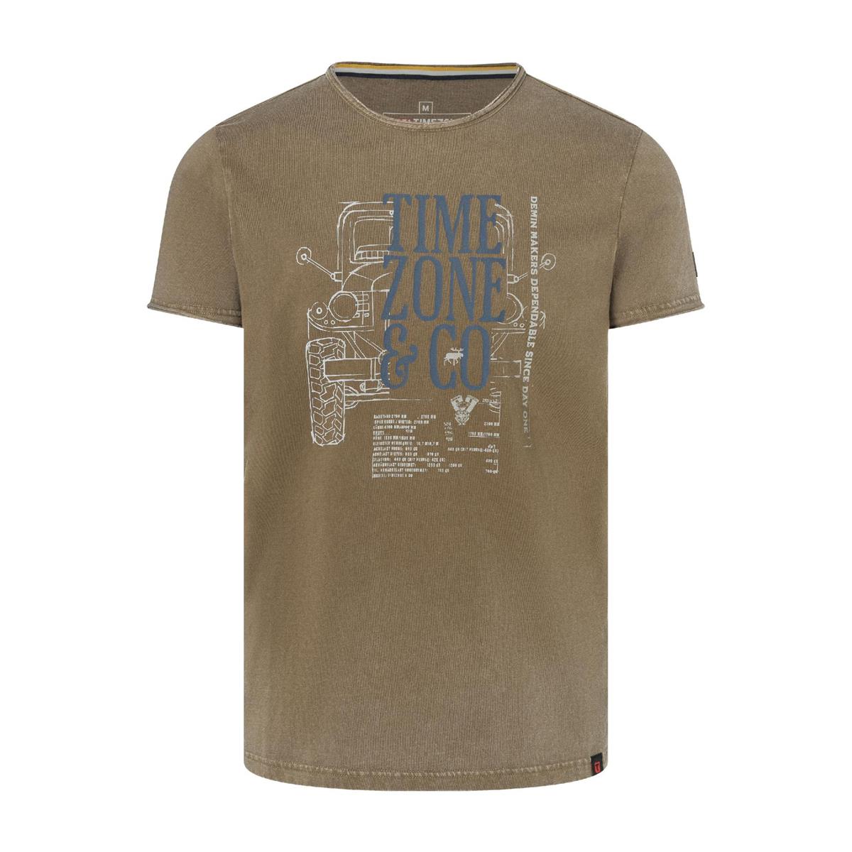 Timezone Truck T-Shirt black olive Herren