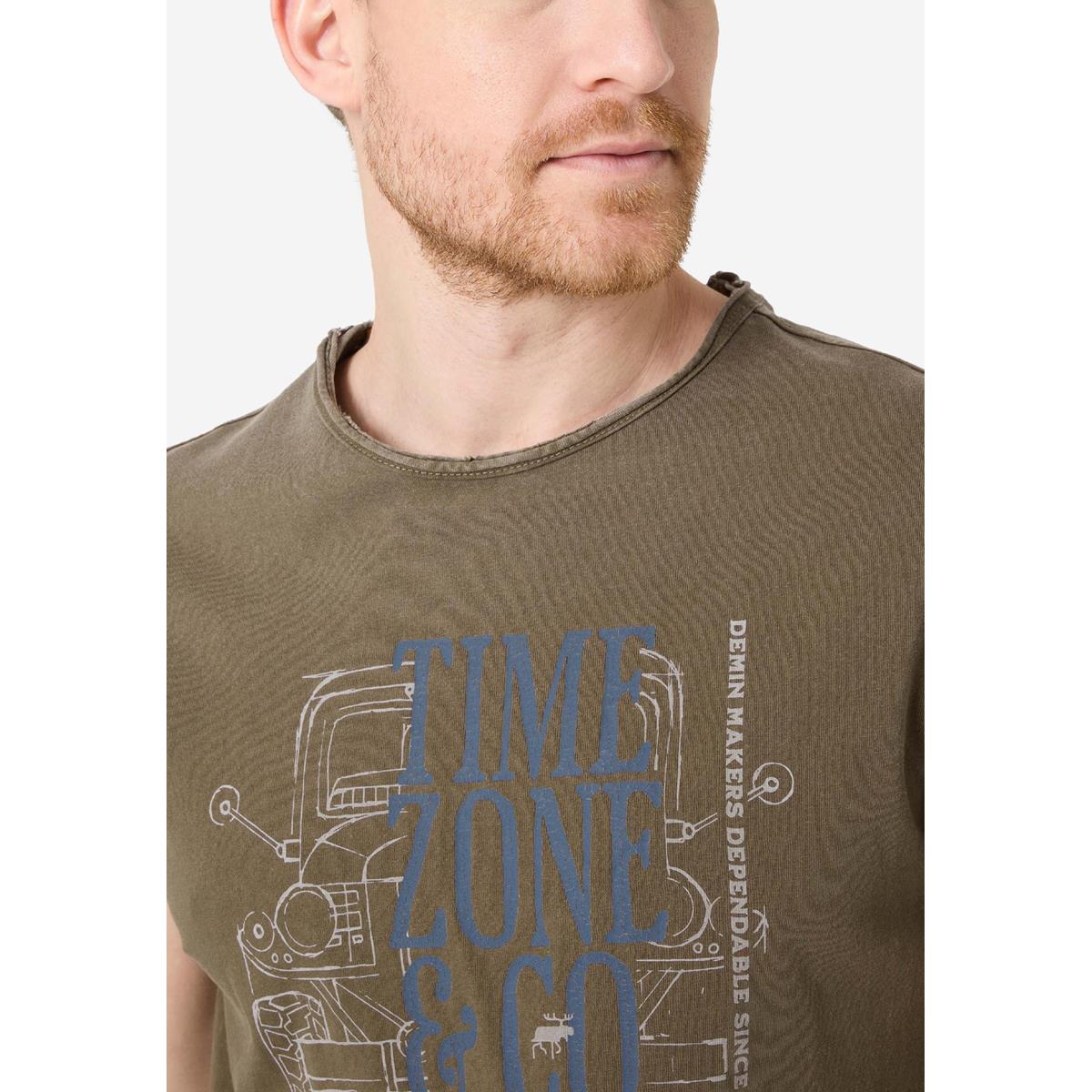 Timezone Truck T-Shirt black olive Herren
