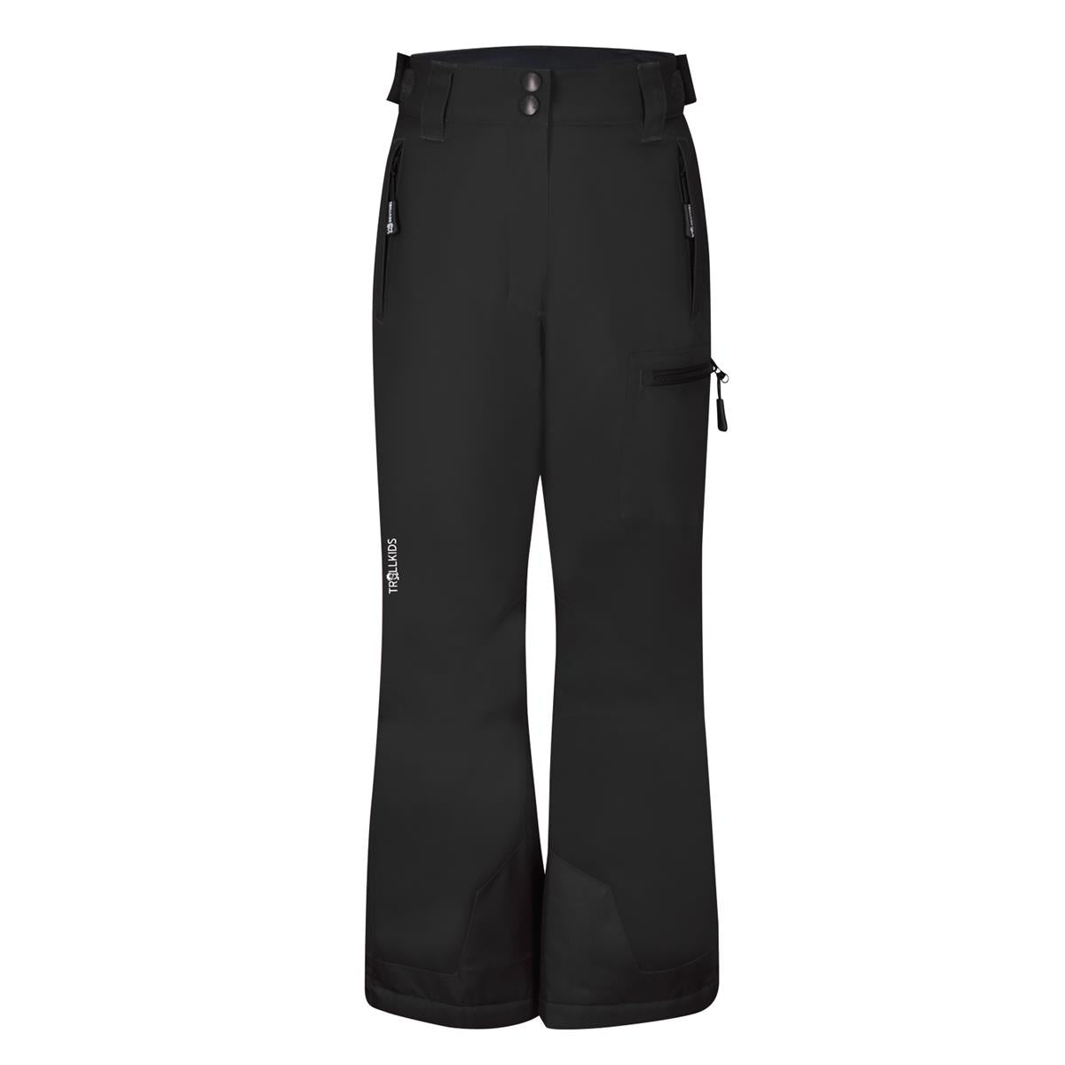 Trollkids Kinder Hallingdal Pant Schwarz