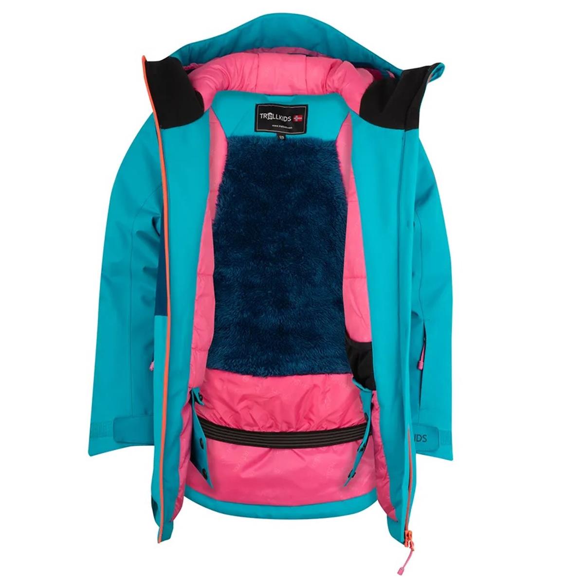Trollkids- Girls Kongsberg Jacket- madeira blue