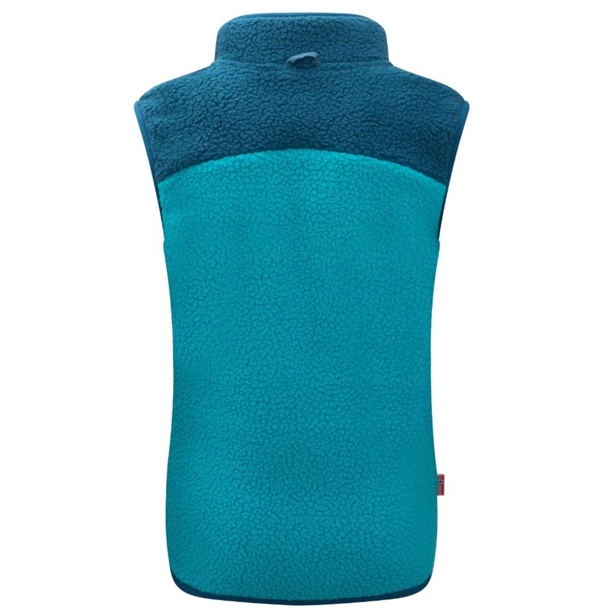 Trollkids- Kids Hemsedal Vest- dark turquoise