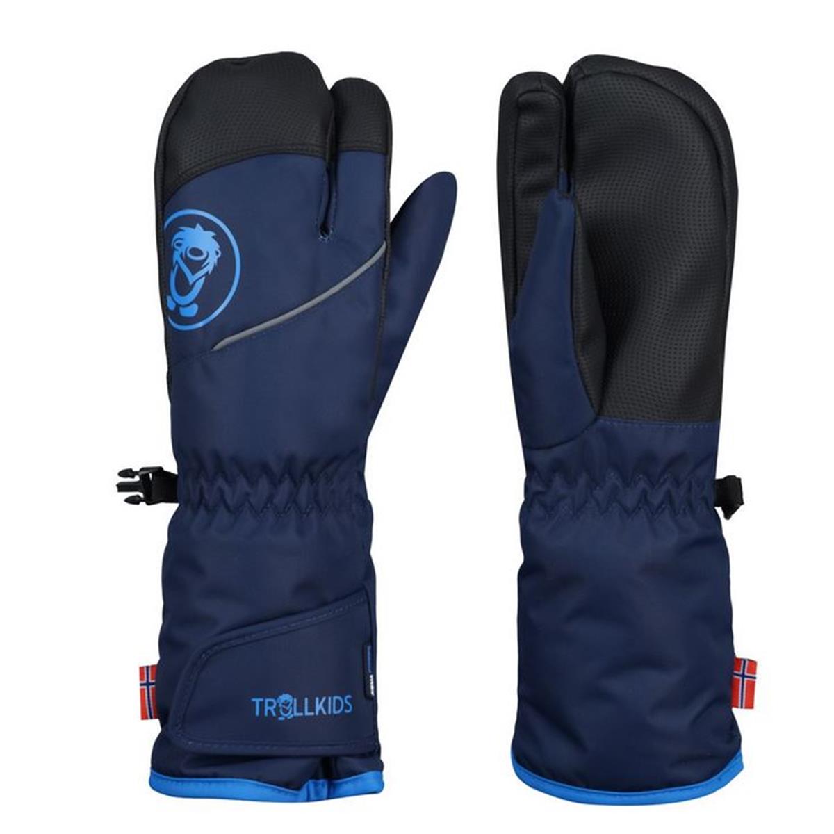Trollkids- Kids Troll 3 Finger Glove- dark navy