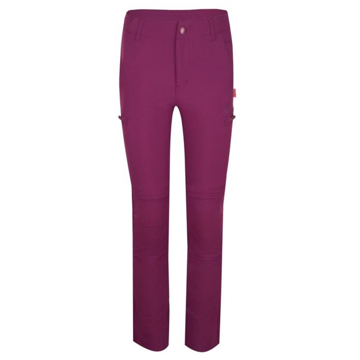Trollkids Kids Kjerag Zip-Off Pants mulberry