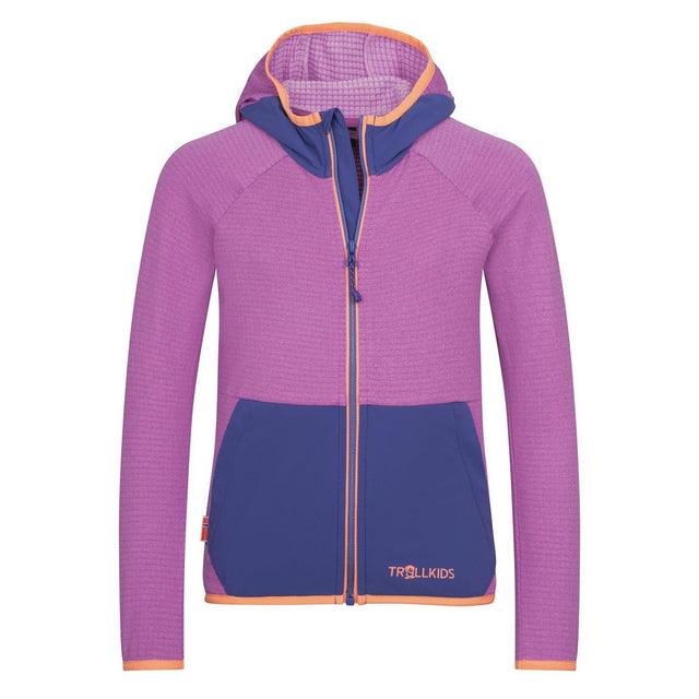 Trollkids Holmedal Jacket Girls mallow pink/violet blue