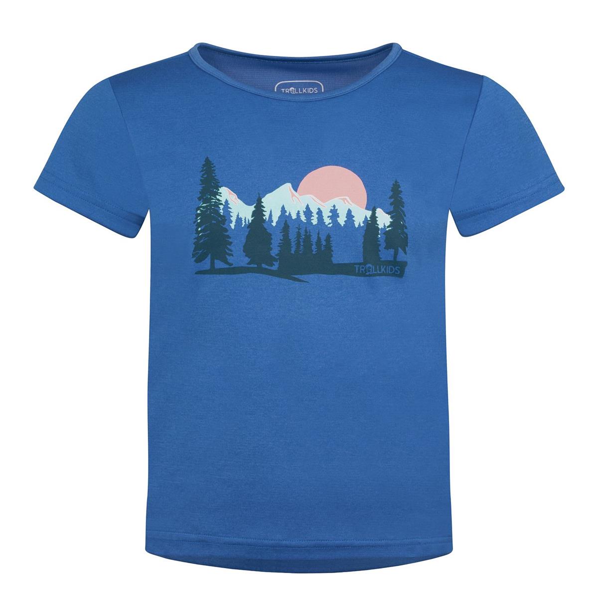 Trollkids Gudvangen Shirt Girls cornflower