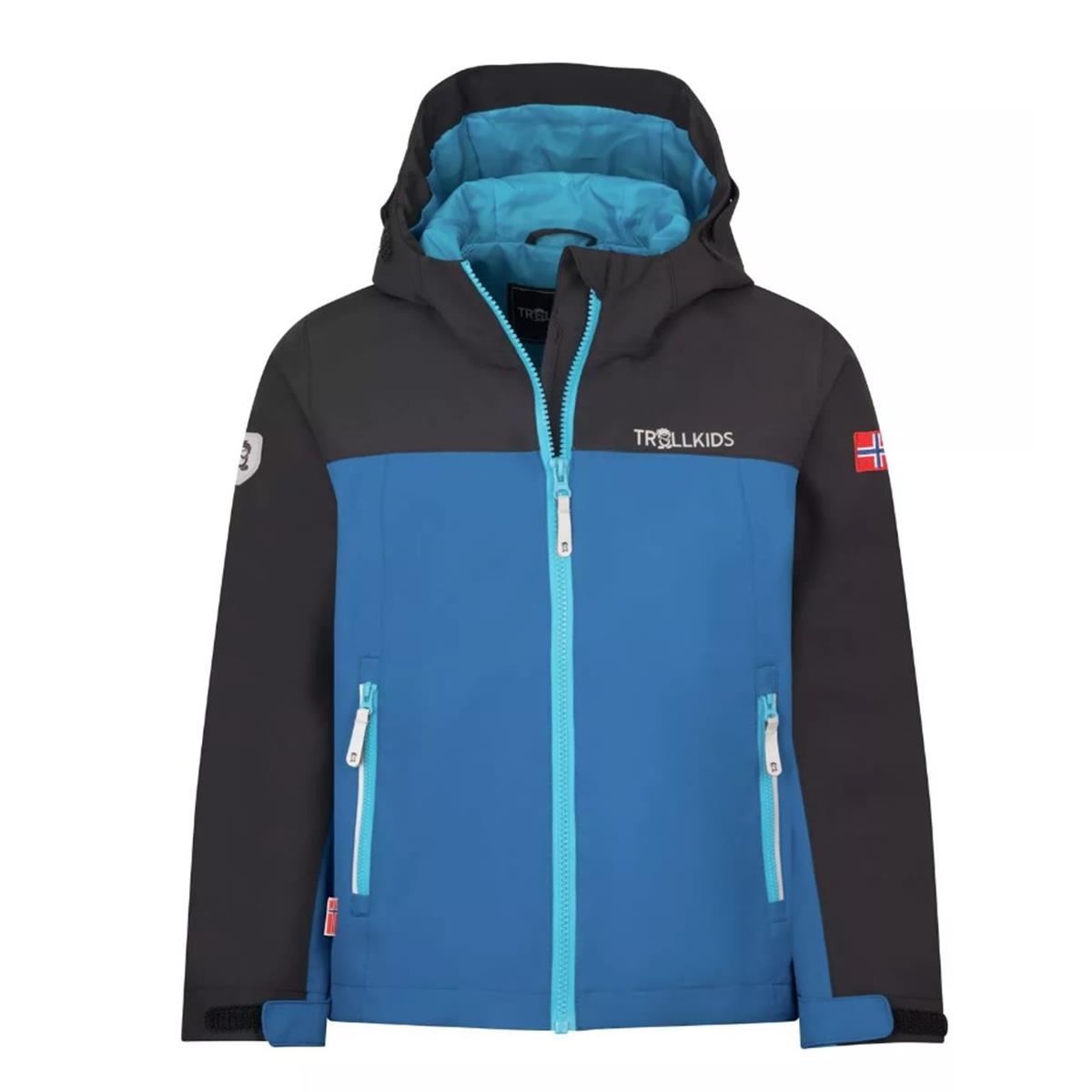 Trollkids - Kids Telemark Jacket - alpine blue- Kinder