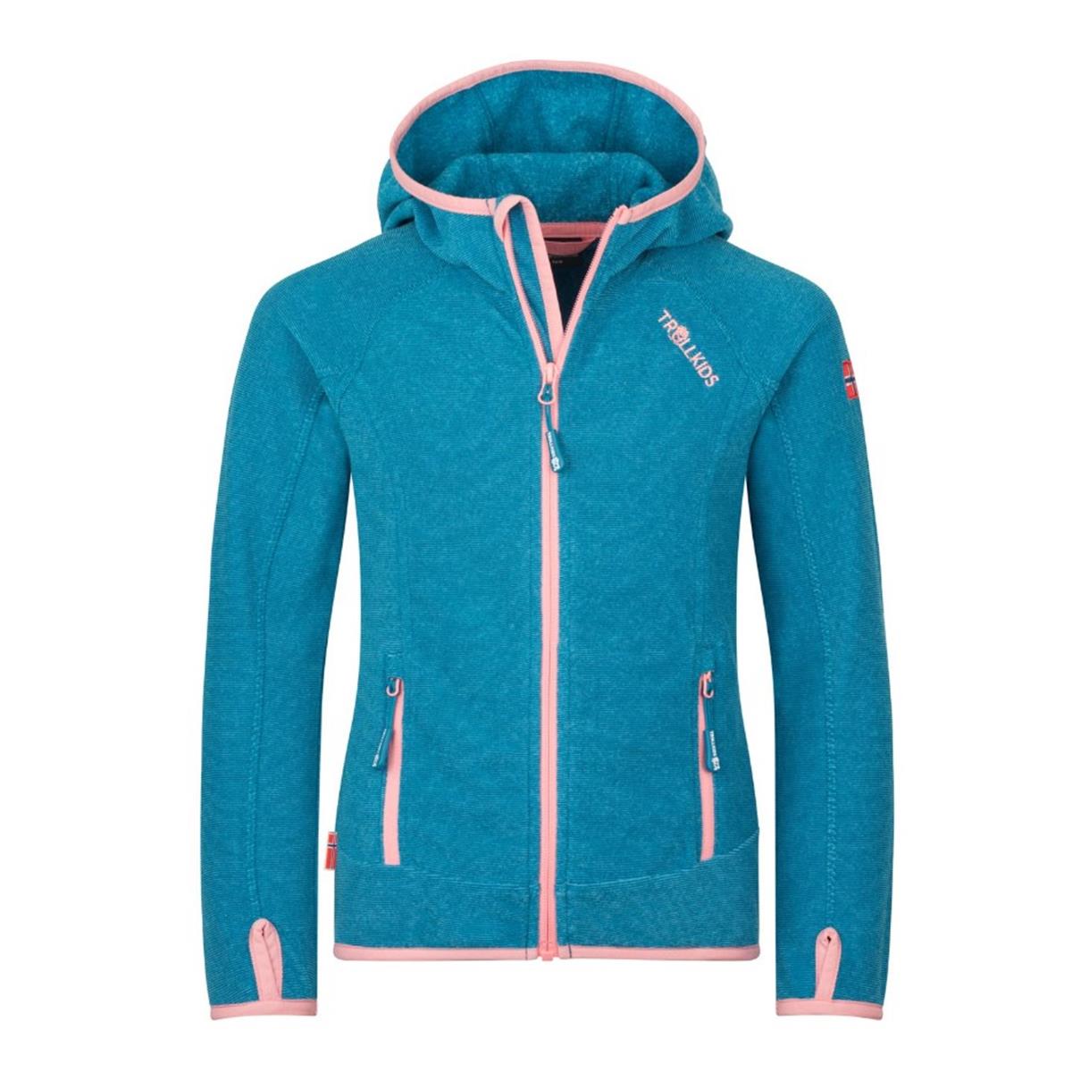 Trollkids - Girls Sandefjord Jacket - harbor blue - Kinder
