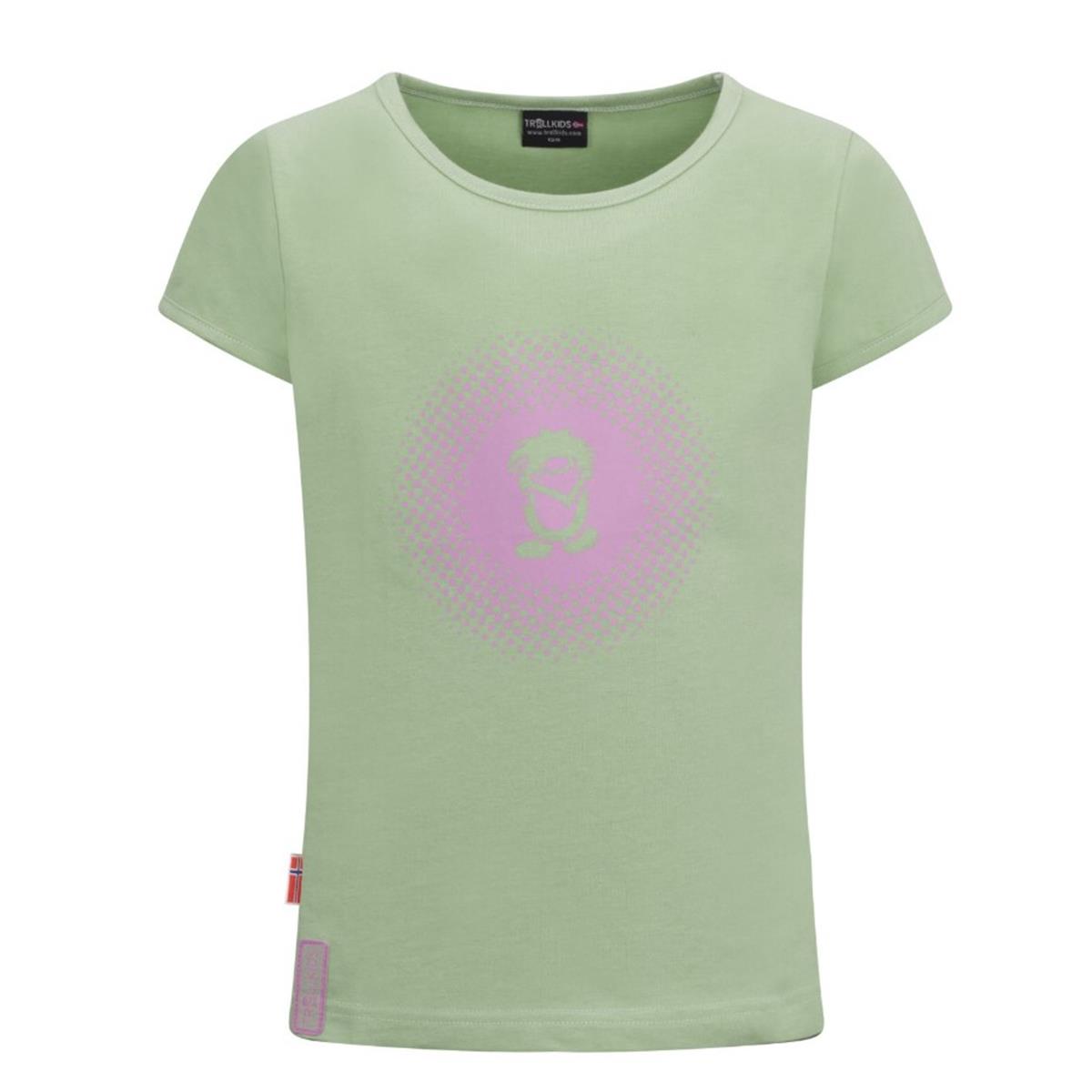 Trollkids - Girls Logo T - pistachio green - Kinder
