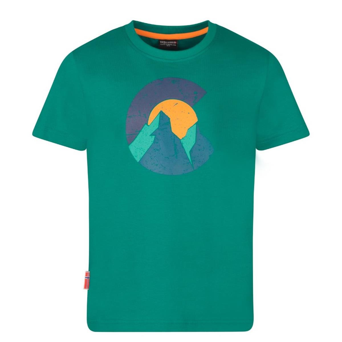 Trollkids - Kids Halsafjord T - sea green - Kinder