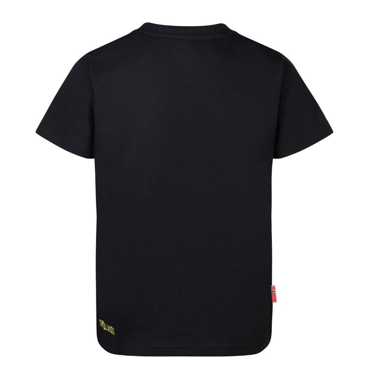 Trollkids - Kids Halsafjord T- black - Kinder
