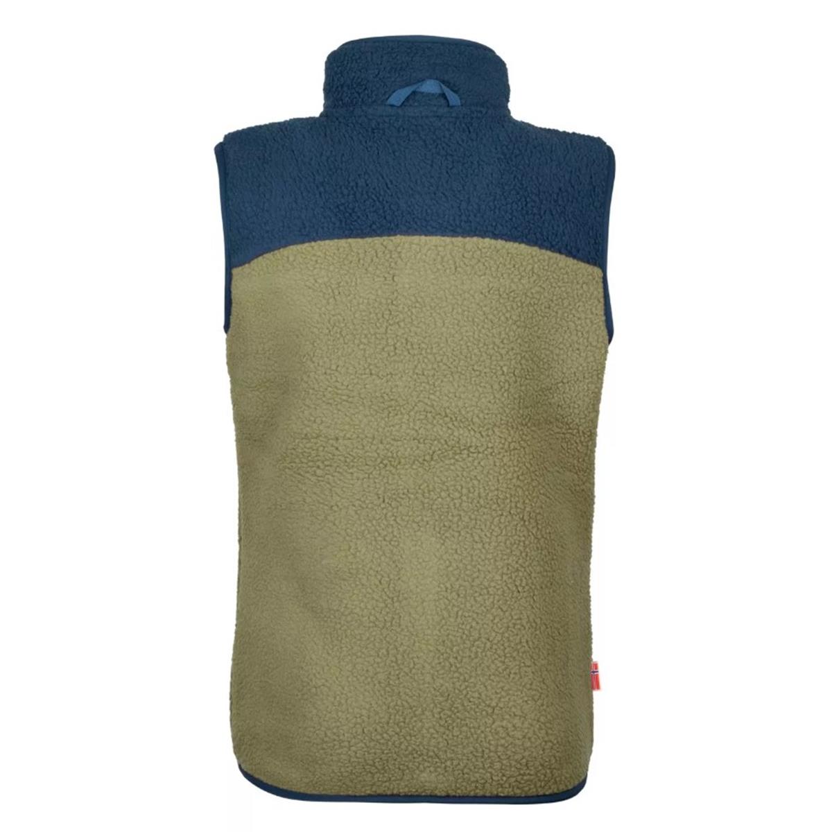 Trollkids Kids Hemsedal Vest moss/mystic blue Kinder