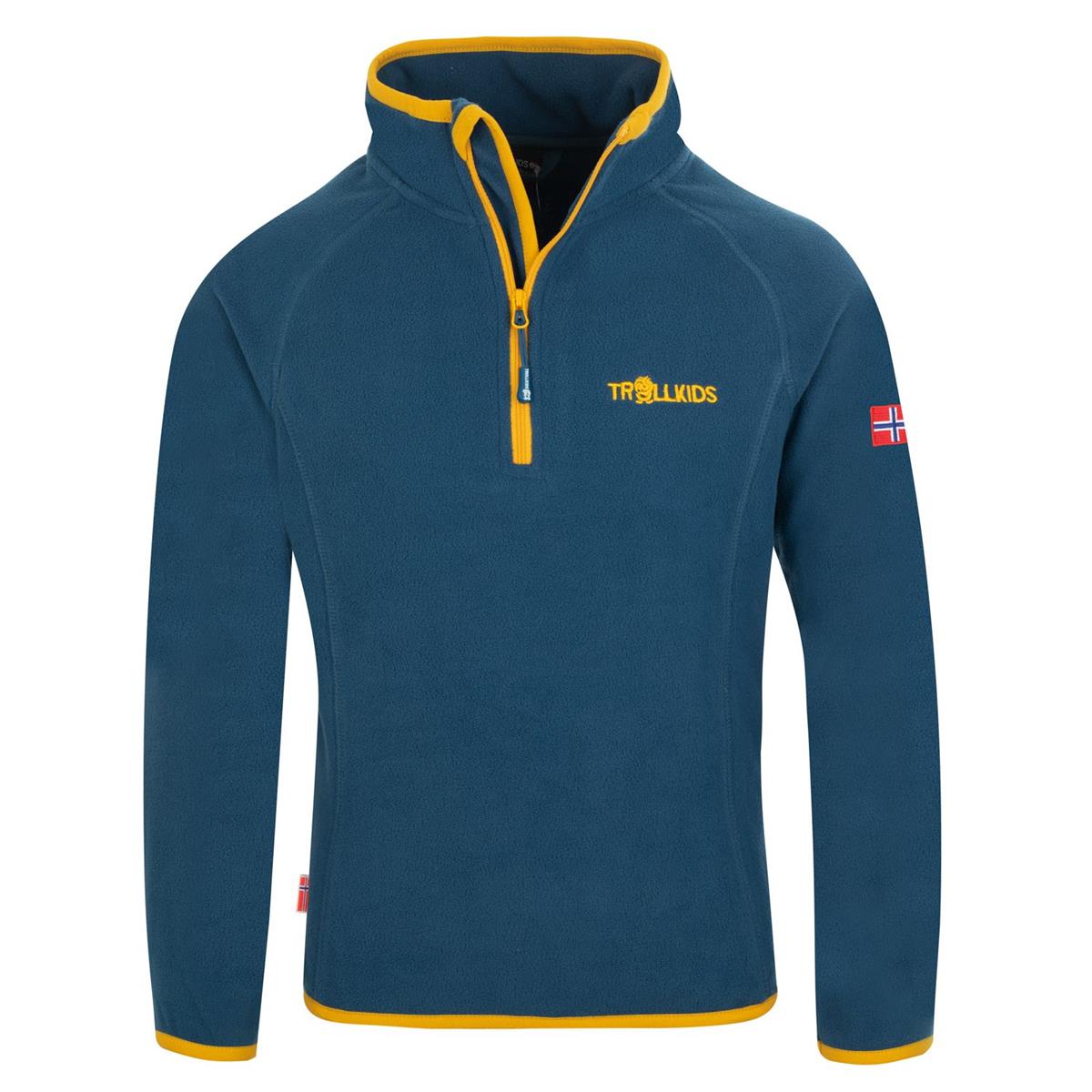 Trollkids Kids Nordland Half Zip mystic blue Kinder