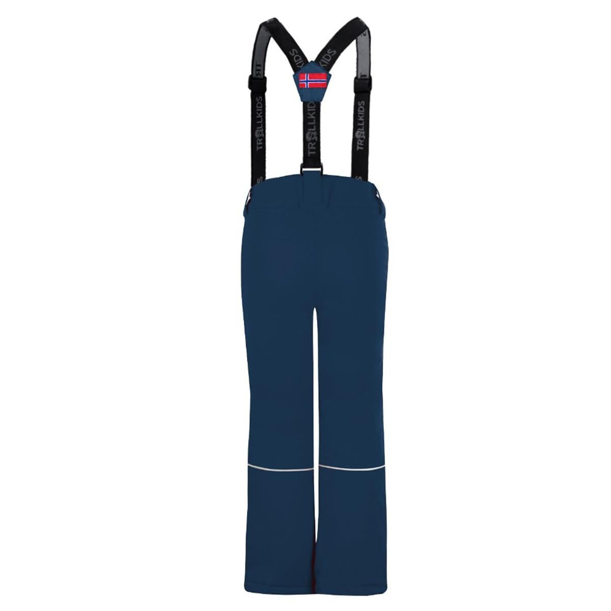 Trollkids Kids Holmenkollen Snow Pants Slim Fit mystic blue Kinder