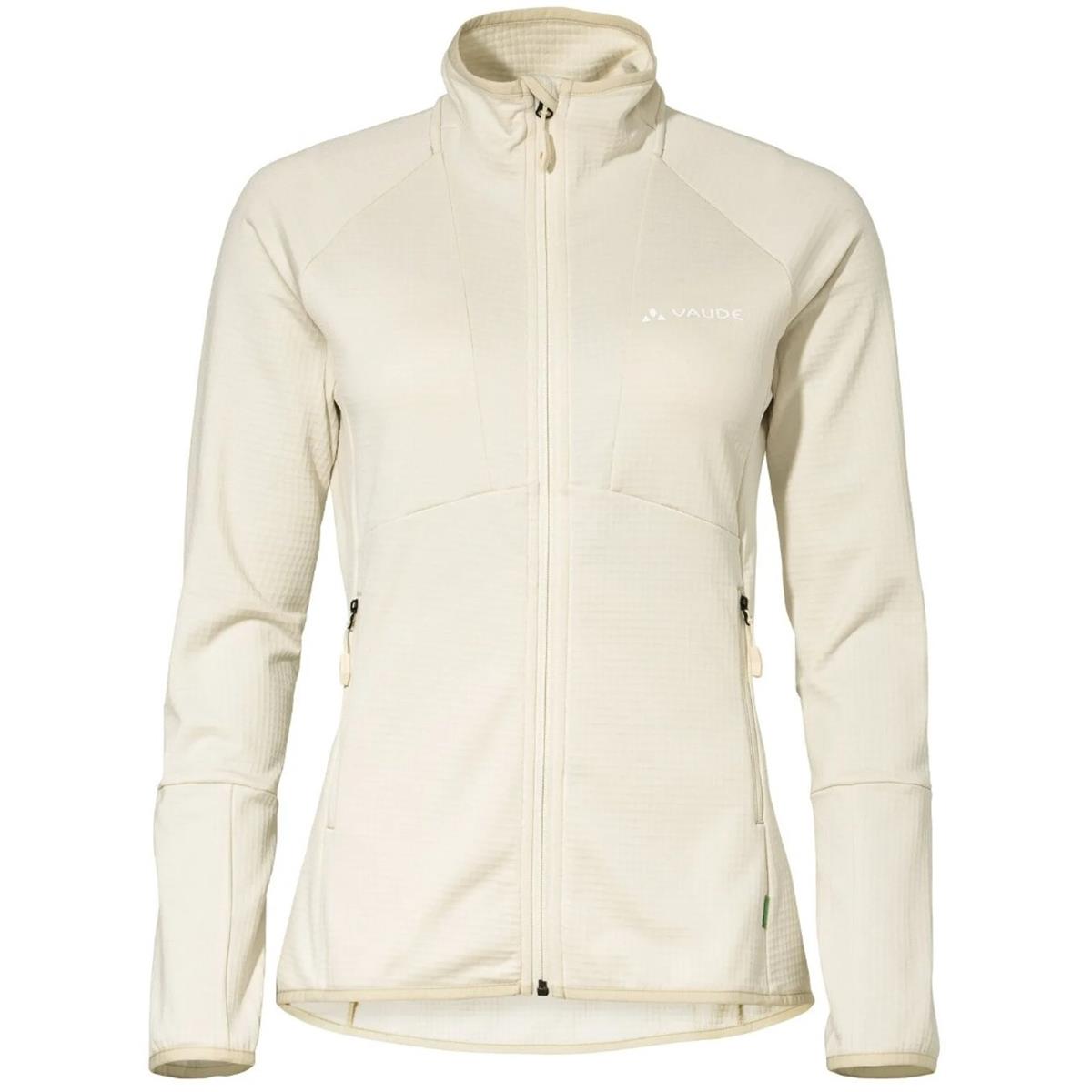 Vaude Monviso Fleece Jacke ecru Damen
