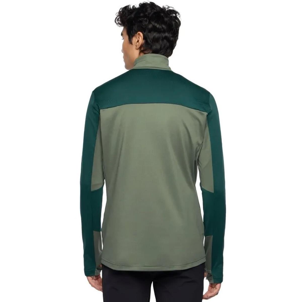 Vaude Livigno Halfzip II Fleece-Pullover agave Herren