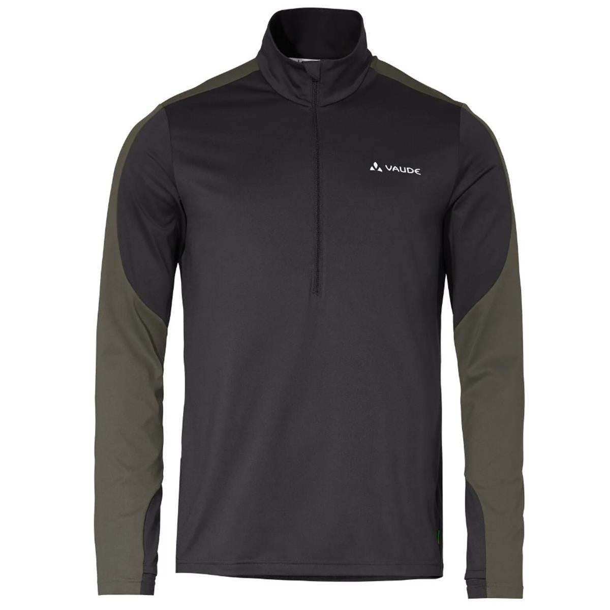 Vaude - Livigno Halfzip II Fleece-Pullover Herren - black/khaki