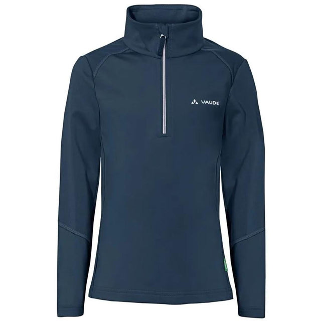 Vaude Kids Livigno Halfzip dark sea white Kinder Rolly