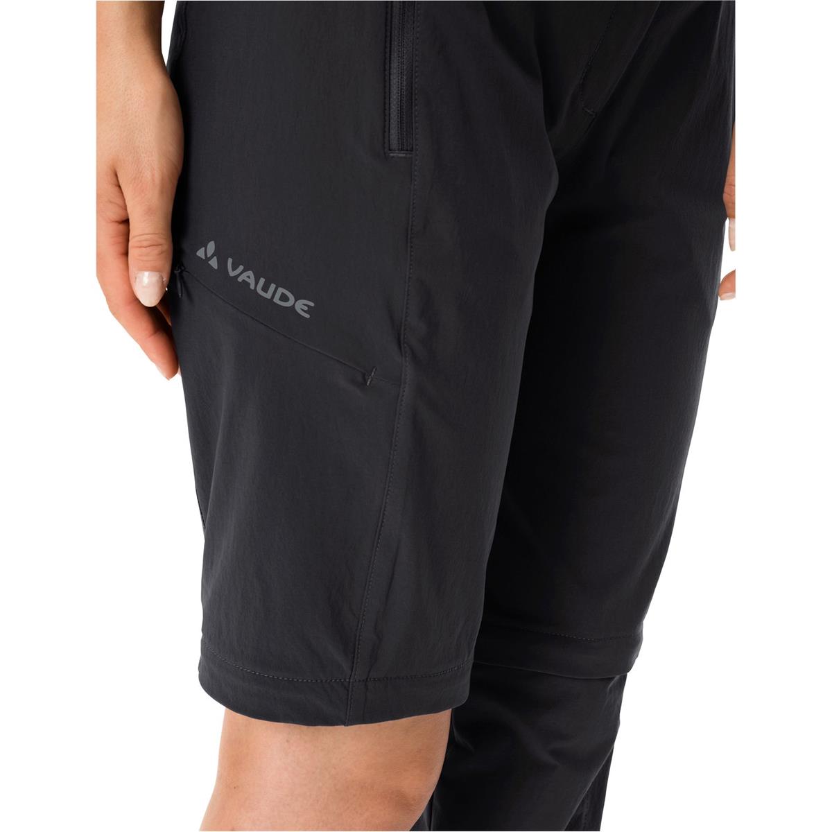 Vaude Farley Stretch ZO T-Zip II reg black Damen Trekkinghose