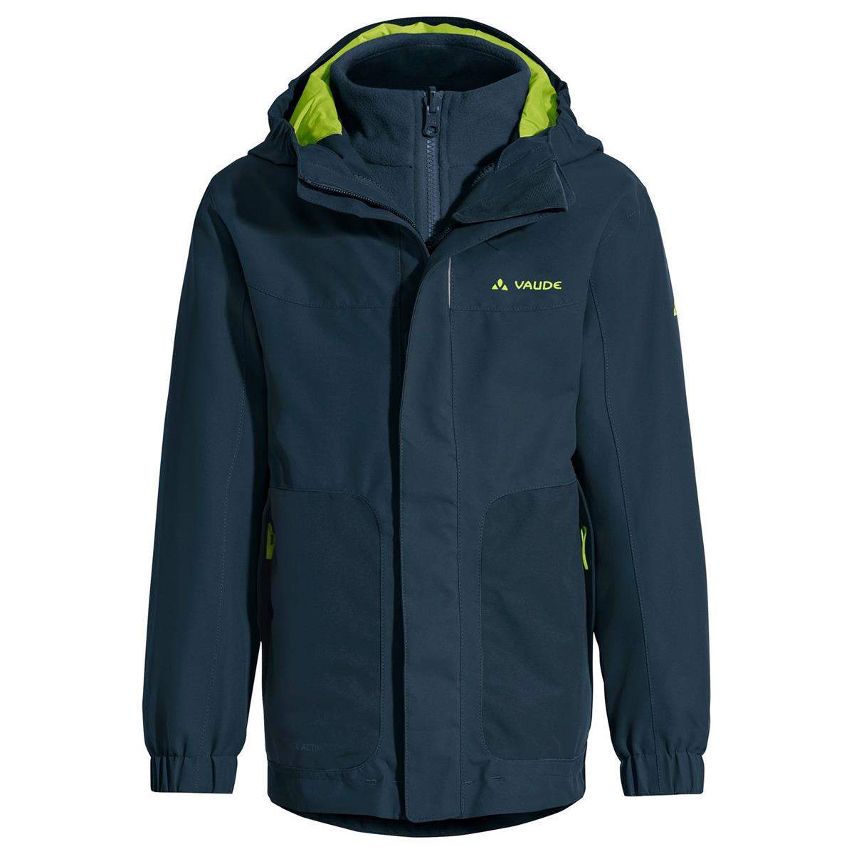VAUDE Kids Campfire 3in1 Jacket IV dark sea/green