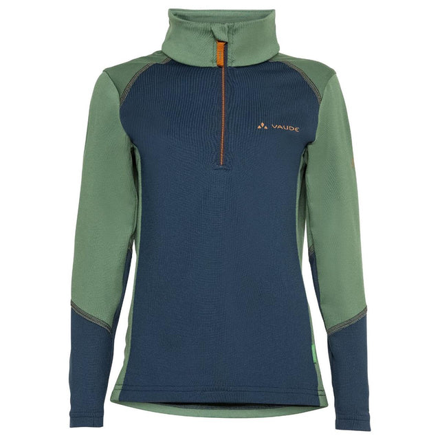 VAUDE Kids Livigno Halfzip woodland