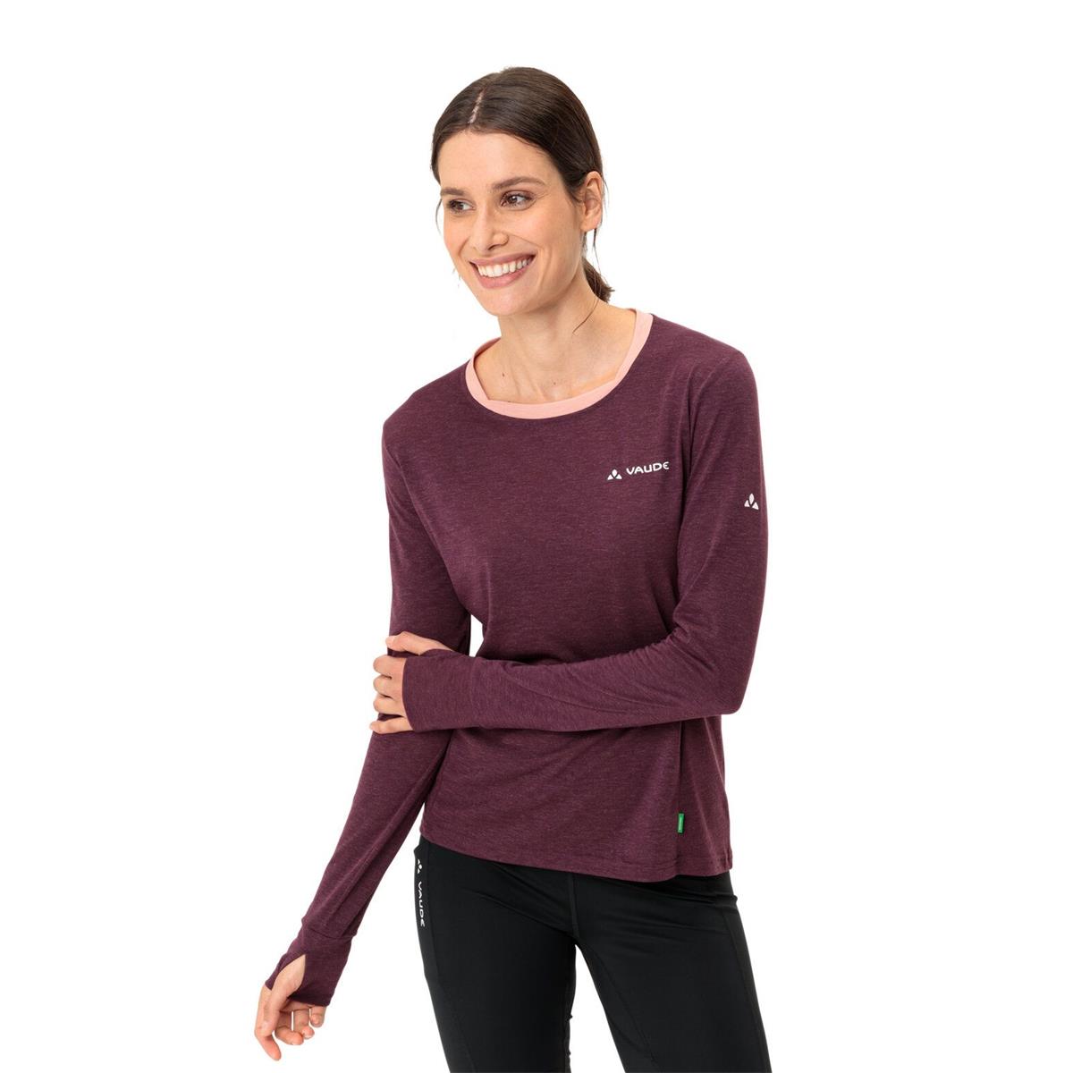 VAUDE Sveit II Langarm T-Shirt Damen cassis